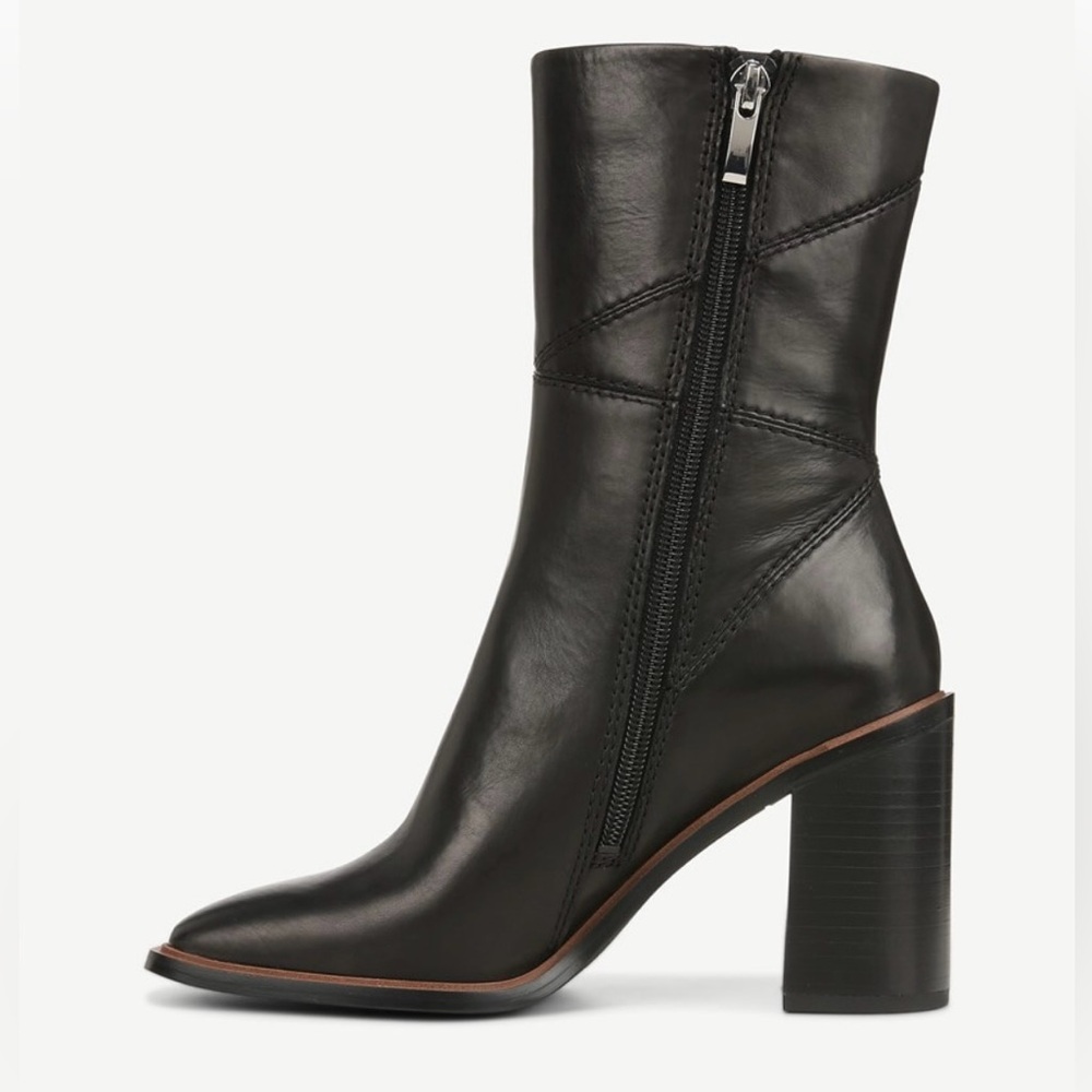 Franco Sarto mid calf leather boots